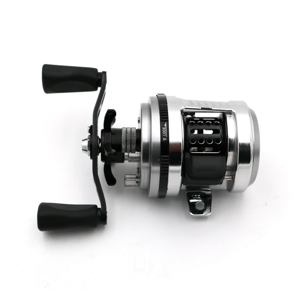 Bait Casting Reel DX Small Dru - مراجعة Ice Fishing Reel وسعره