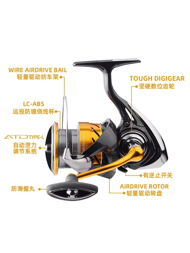 بكرة صيد دوارة CS LT ، بكرة صب - مراجعة Ice Fishing Reel وسعره